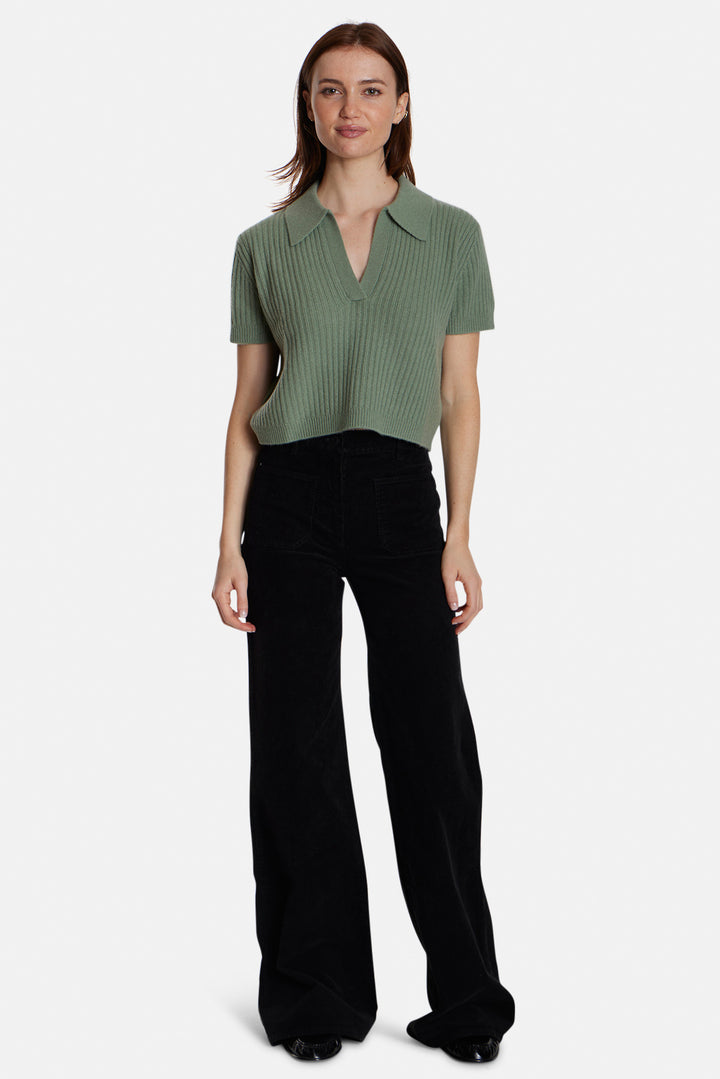 Farrah Short Sleeve Polo Sage