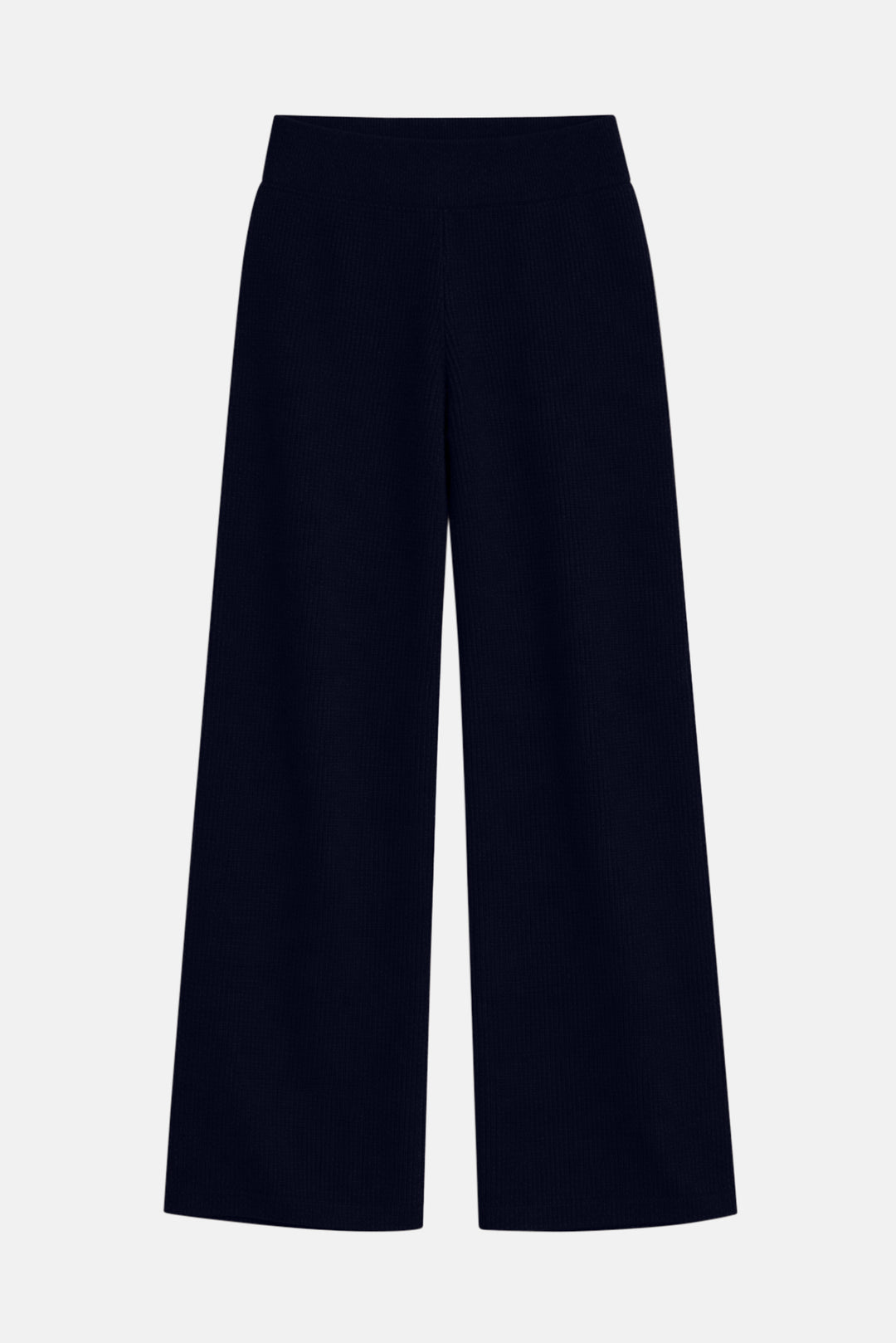 Kennedy Cashmere Waffle Pants Navy