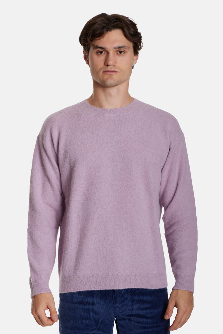 Girocollo Misto Alpaca Crewneck Violet