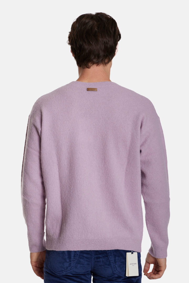 Girocollo Misto Alpaca Crewneck Violet