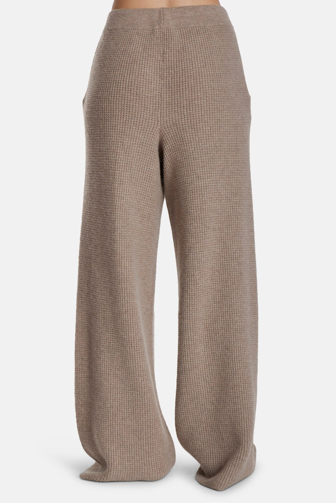 Kennedy Cashmere Waffle Pants Beige