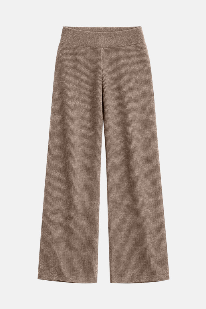 Kennedy Cashmere Waffle Pants Beige
