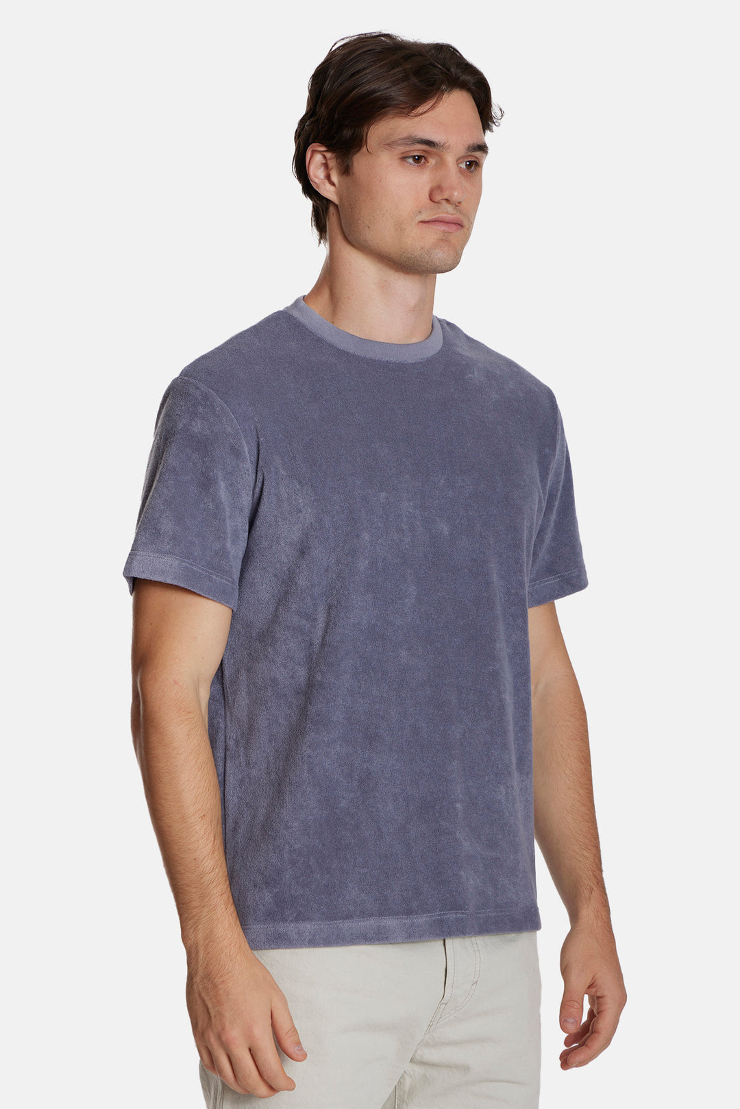 Classic Terry Tee Mink Grey