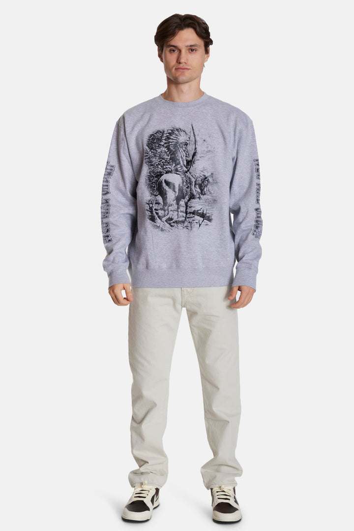 Chief Crewneck Heather Grey