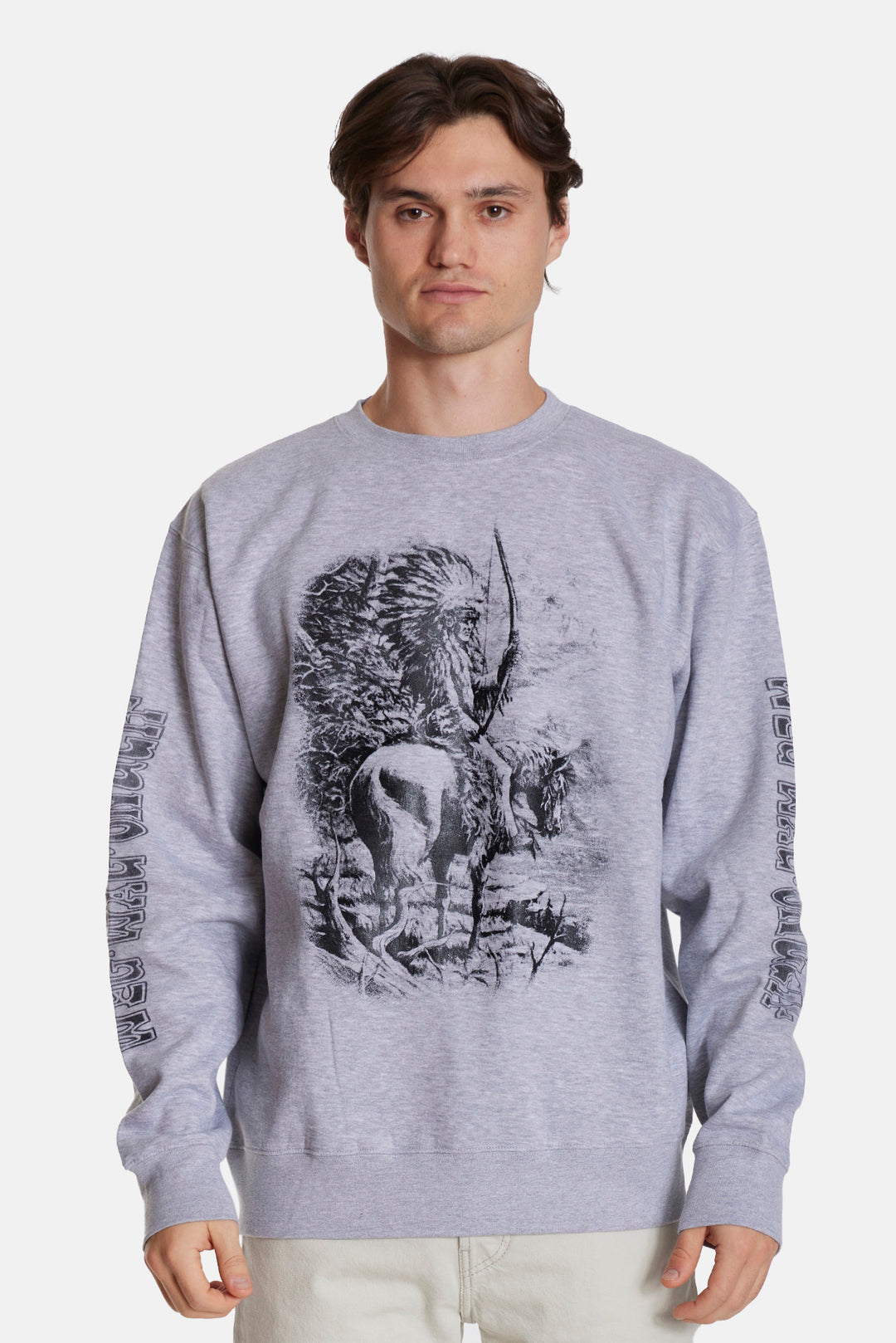Chief Crewneck Heather Grey