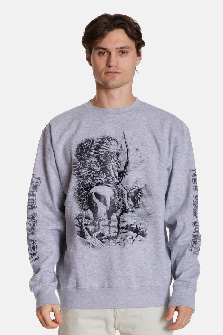 Chief Crewneck Heather Grey