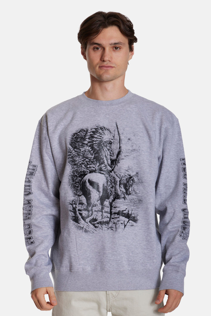 Chief Crewneck Heather Grey