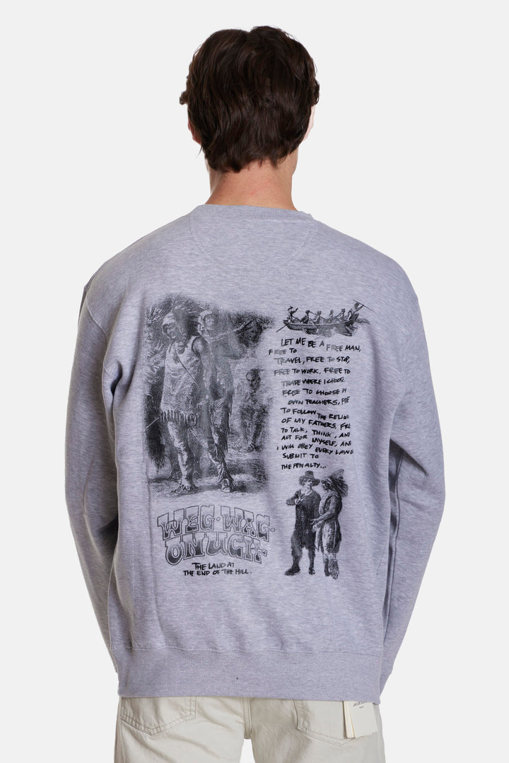 Chief Crewneck Heather Grey