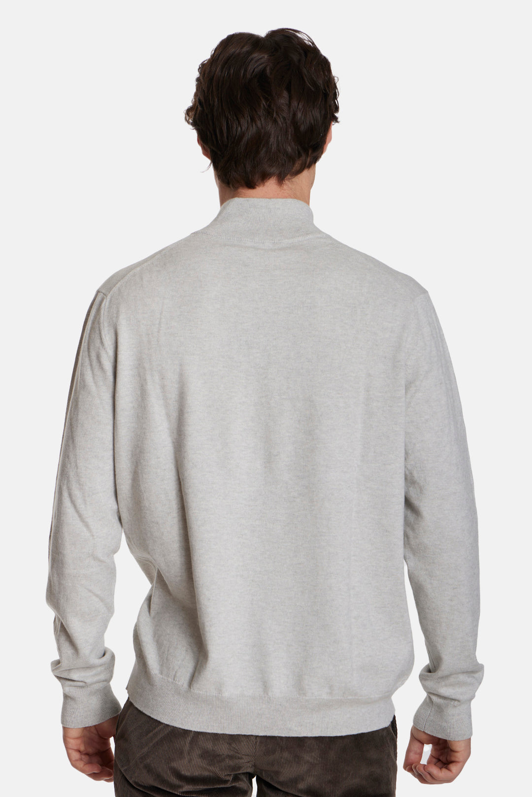 Reade Half Zip Heather Grey
