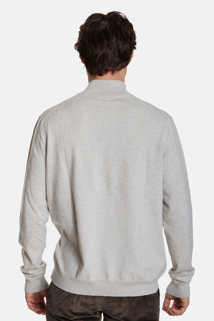 Reade Half Zip Heather Grey