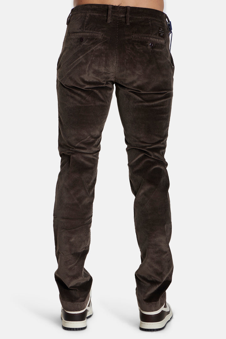Bobby Stretch Corduroy Chino Chocolate