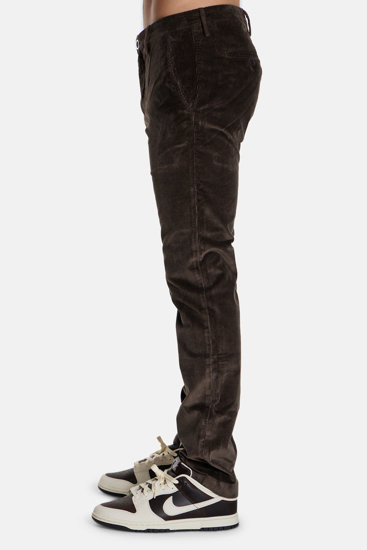 Bobby Stretch Corduroy Chino Chocolate