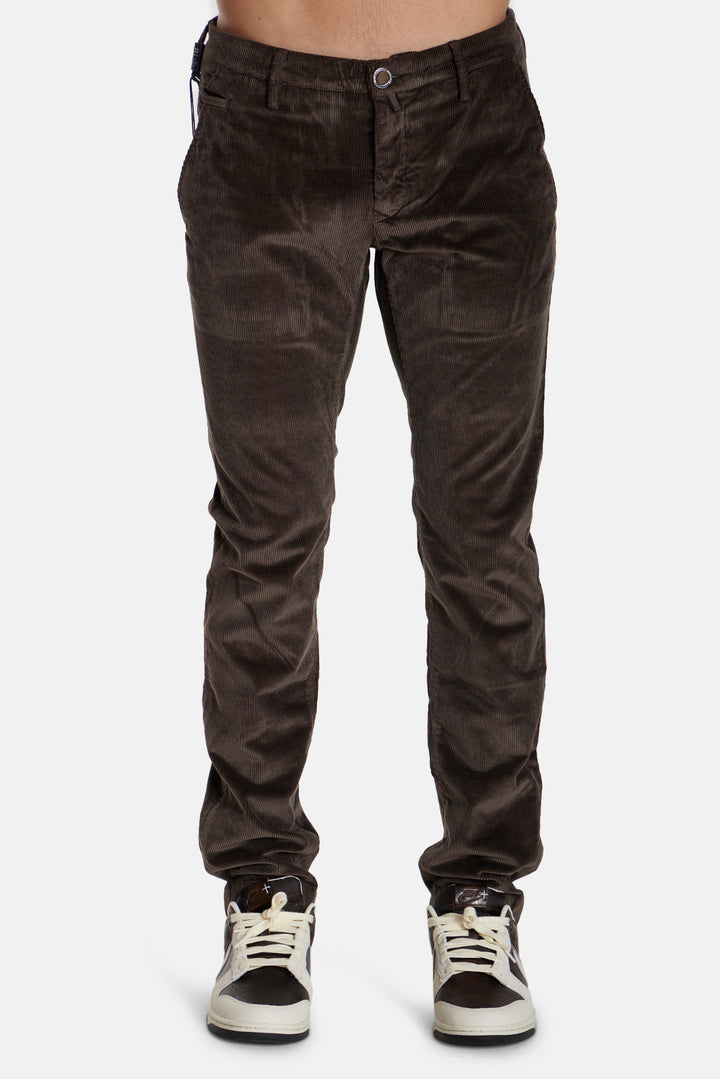 Bobby Stretch Corduroy Chino Chocolate