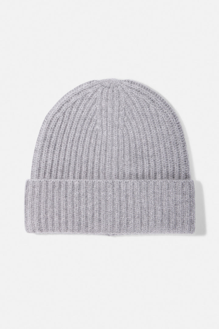 Cashmere Cuff Beanie Castle Grey