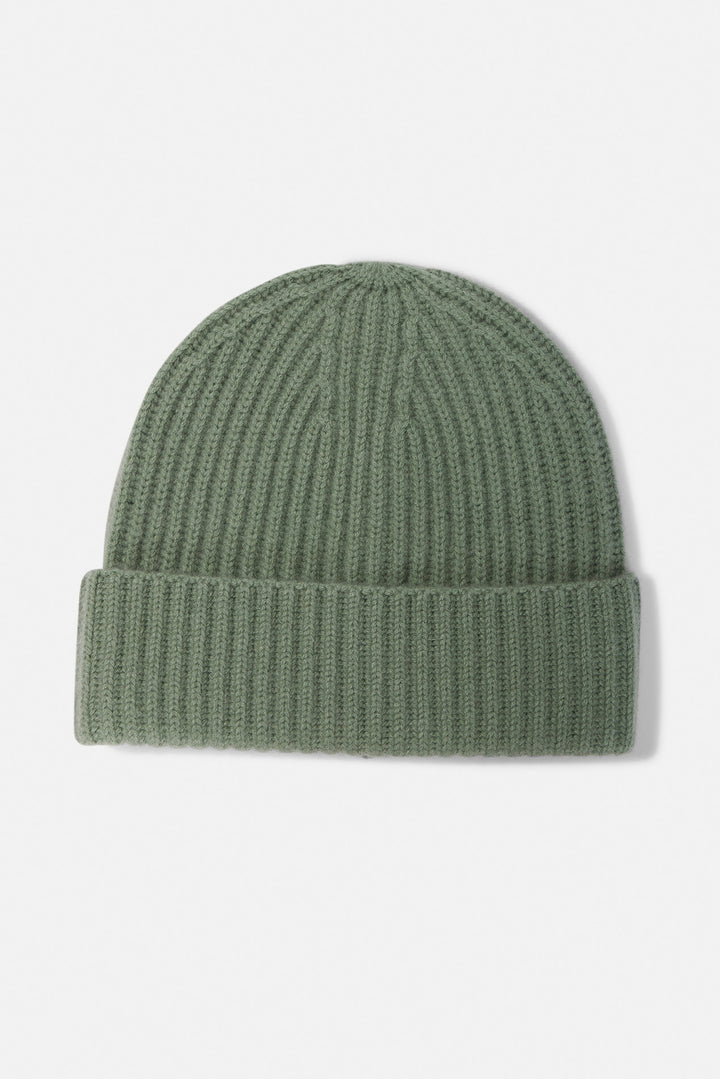Cashmere Cuff Beanie Green