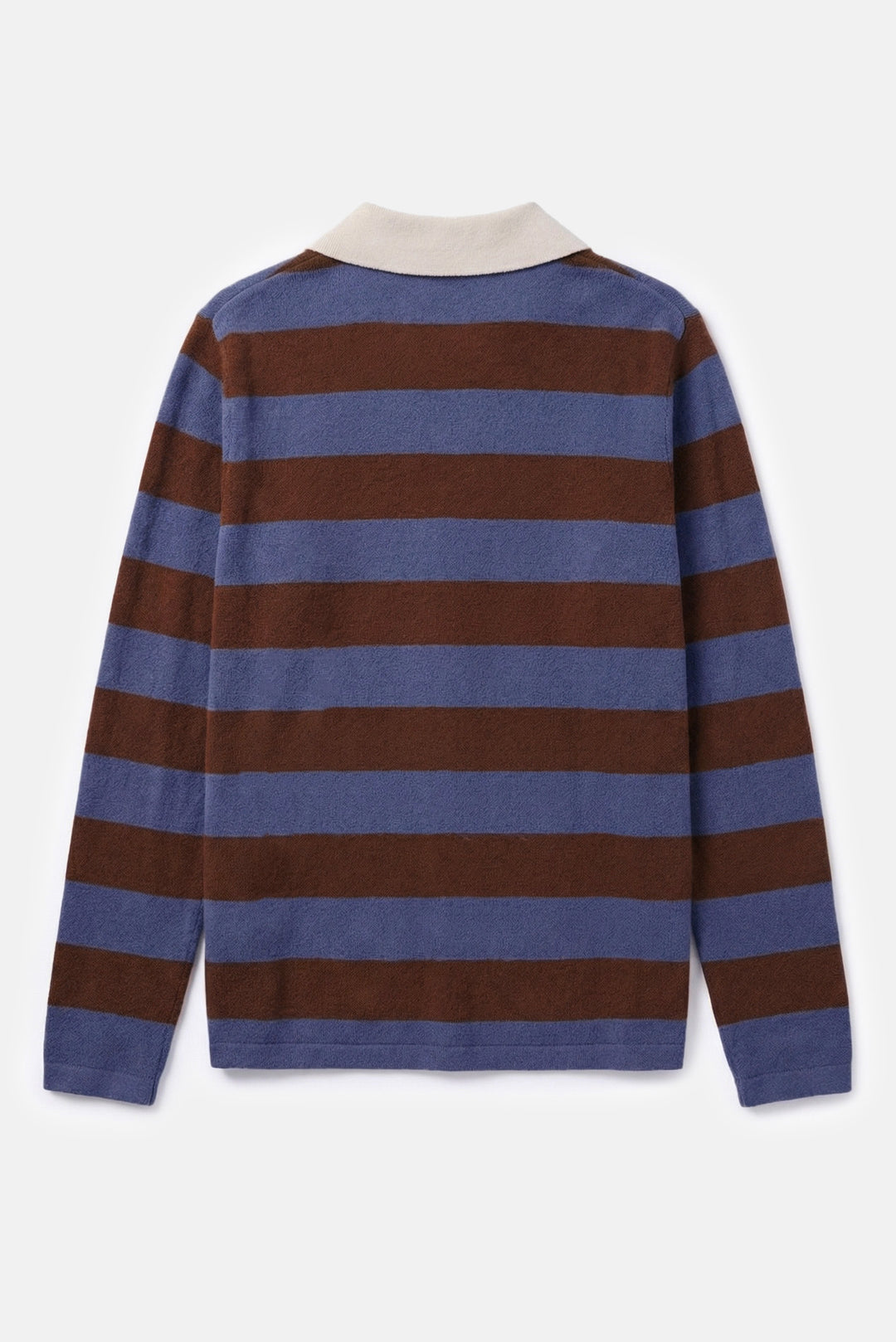 Clyde Rugby Oversized Cashmere Sweater Steel Grey/Brown