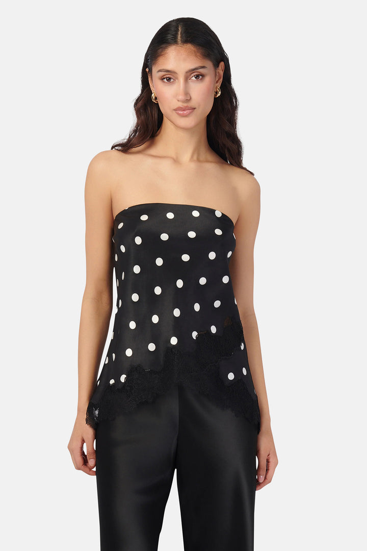 Odessa Strapless Camisole Polka-Dot