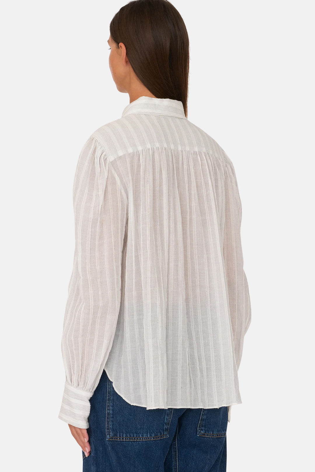 Opal Shirt White Stripe