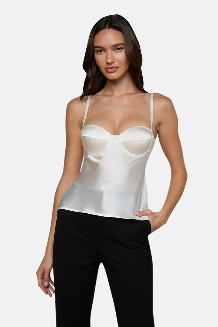 Orlina Silk Camisole White