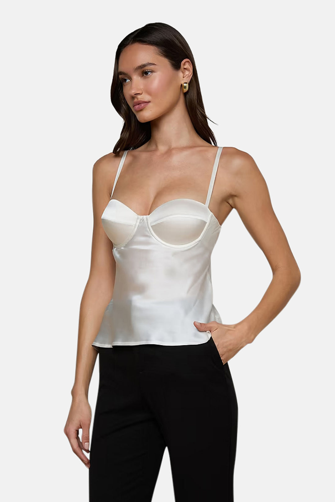 Orlina Silk Camisole White