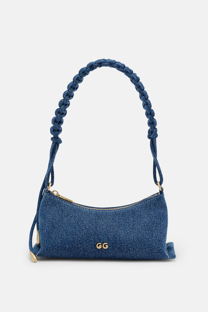 Osa Shoulder Bag 80s Blue Denim