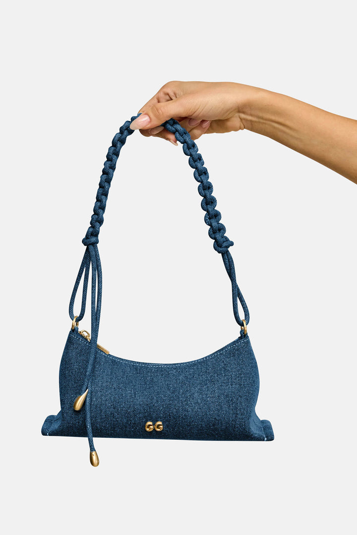 Osa Shoulder Bag 80s Blue Denim