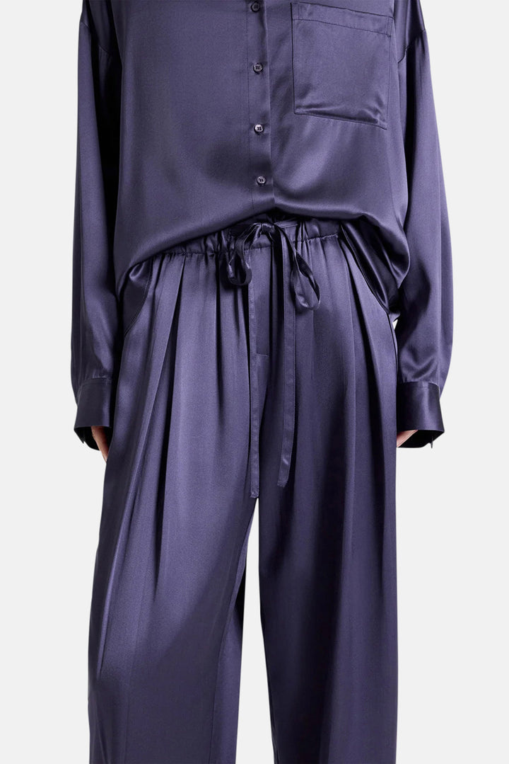 PJ Pant in Silk Graystone