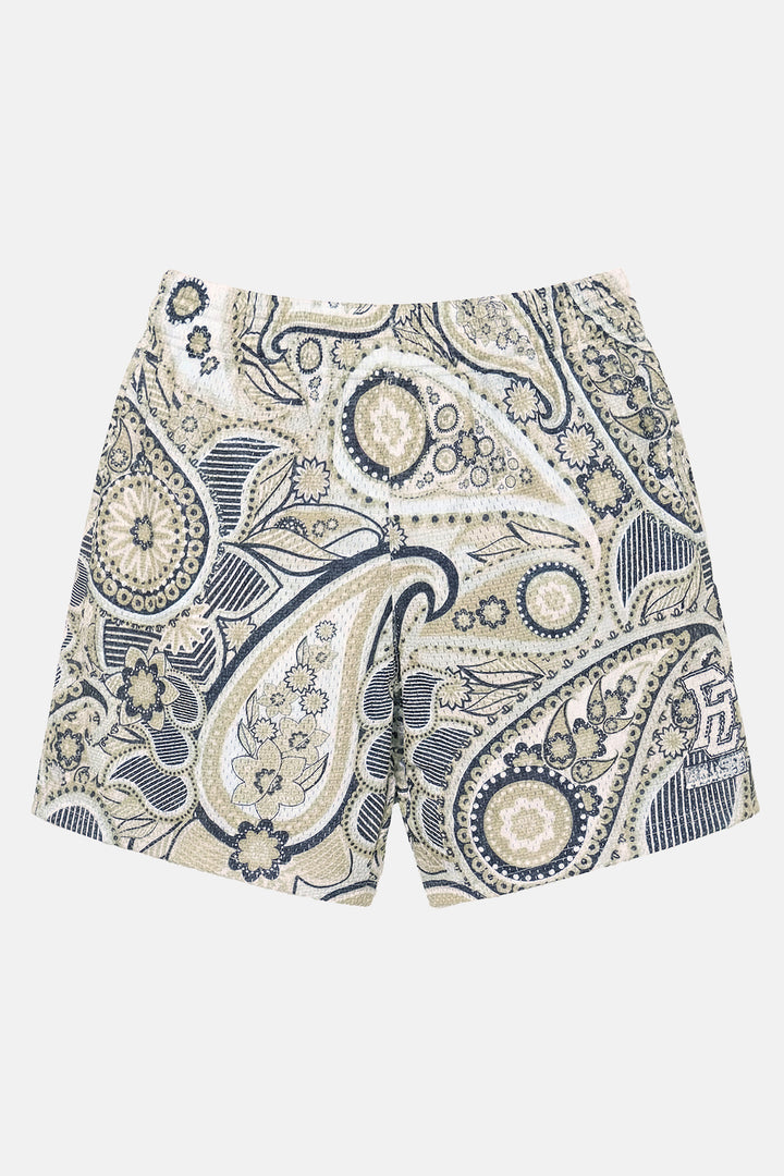 Paisley Mesh Short Gold