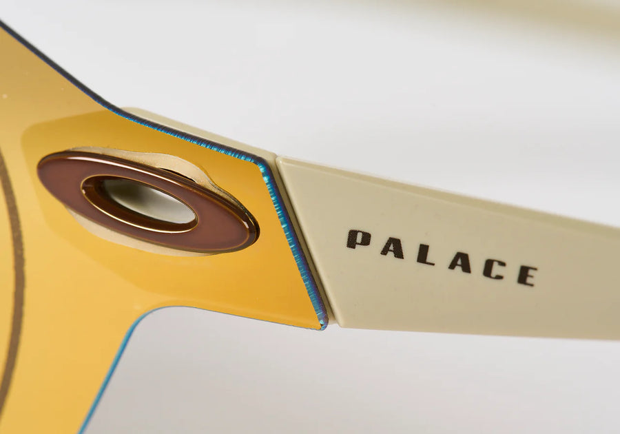Palace X Oakley Subzero Sunglasses Matt Sand / Prizm 24K GOLD