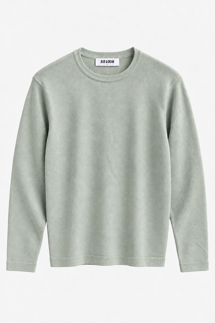 Reade Light Weight Crewneck Eucalyptus