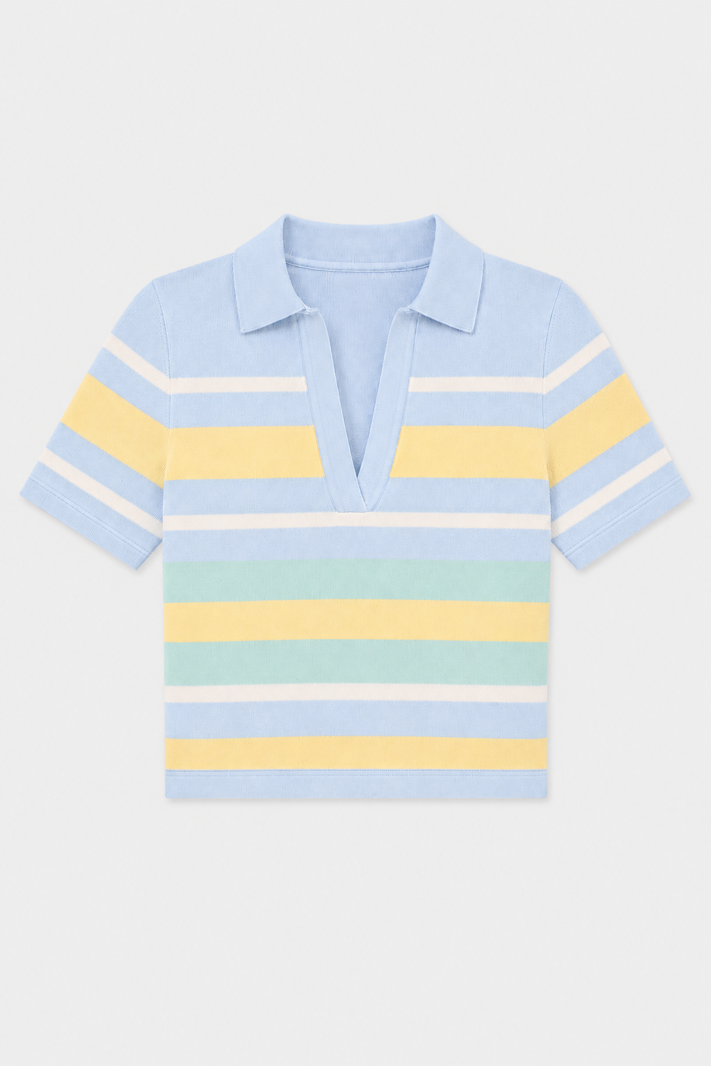 Panie Knit Top Pastel Stripe