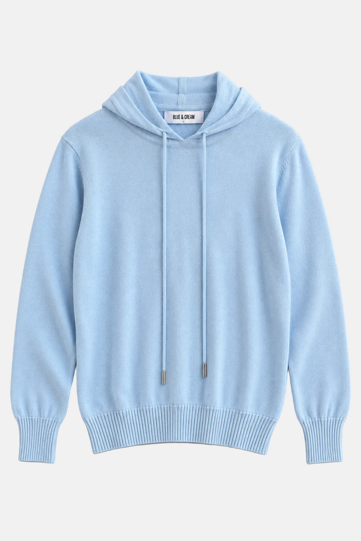 Reade Pullover Hoodie Blue Flax