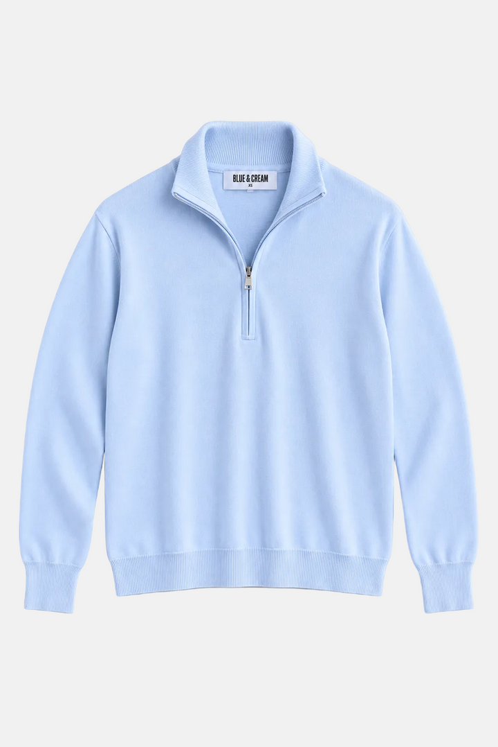 Reade Half Zip Blue Flax