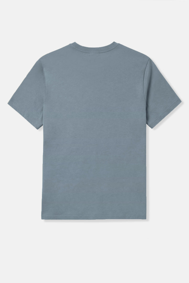 Luxe Jersey Tee Patina Blue