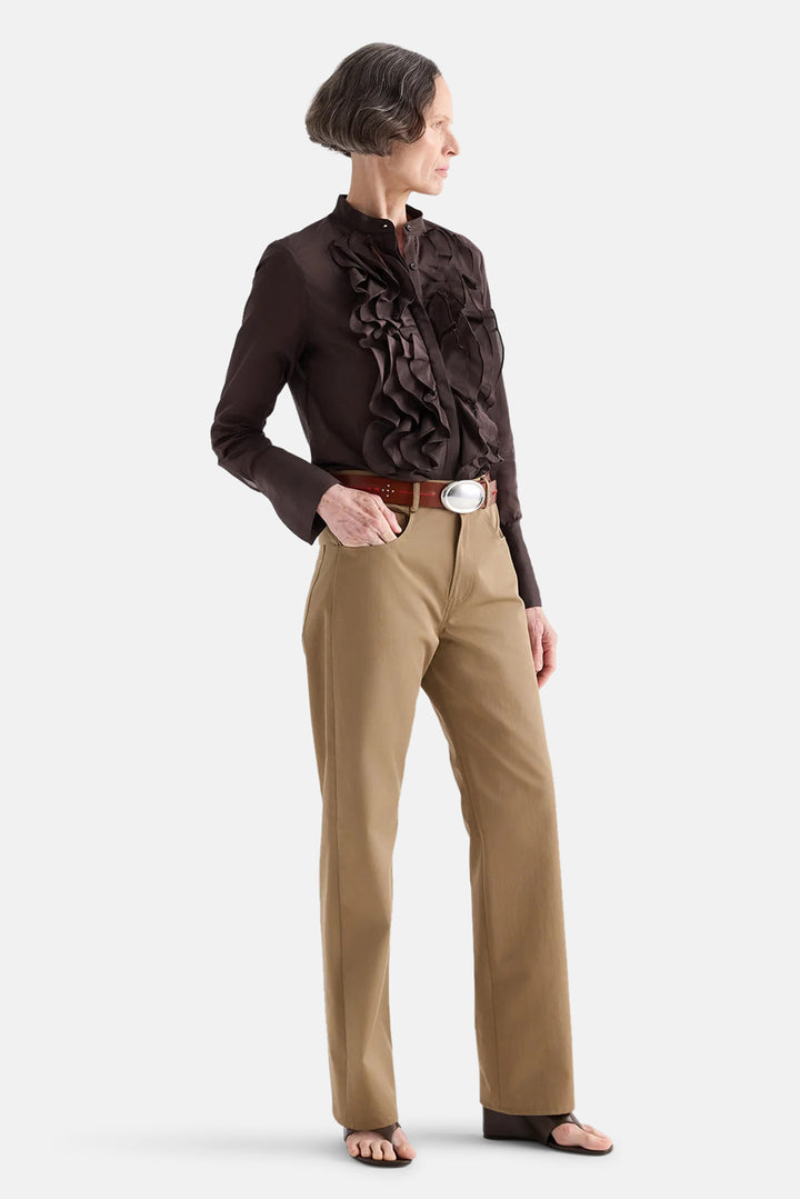 Patti Top in Cotton Silk Organza Delicioso