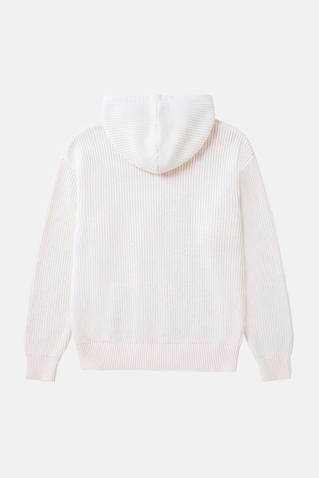 Perry Ribbed Hoodie Ivory
