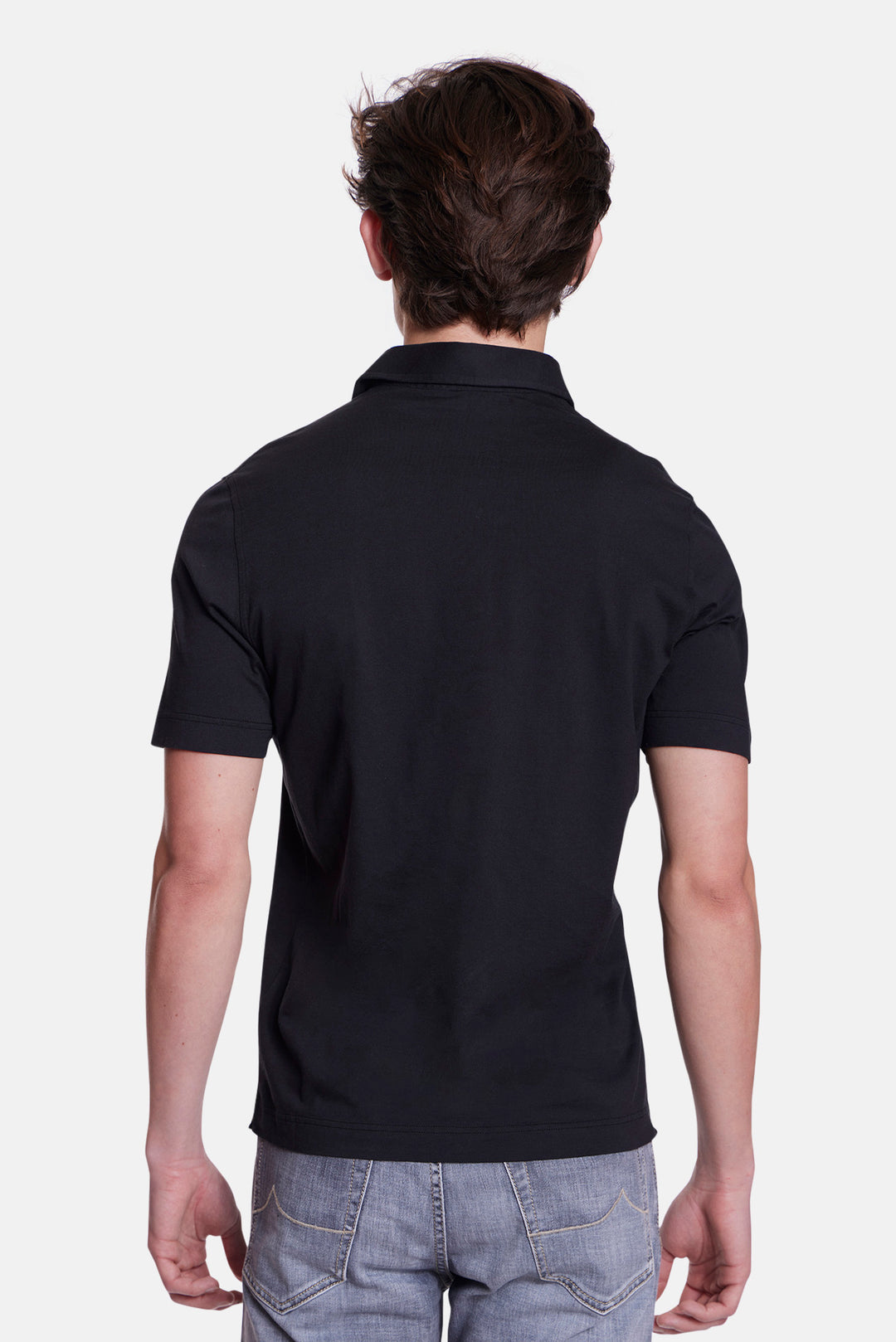 Cotton Polo Black