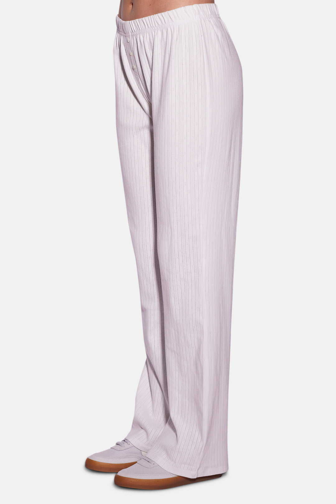 Pointelle Pant White