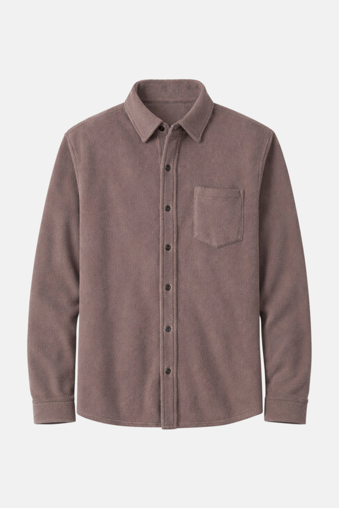 Polar Fleece Overshirt Brown