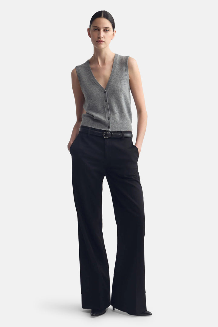 Porter Sweater Vest Pebble Grey Heather
