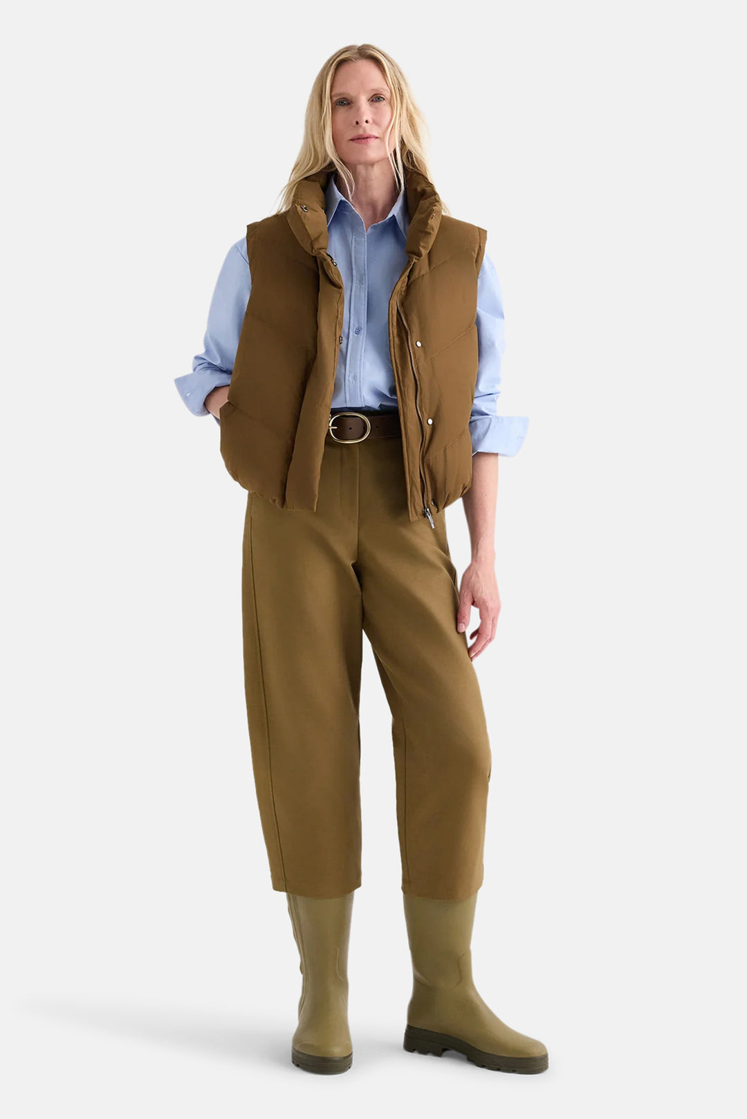 Puffer Vest in Carafe