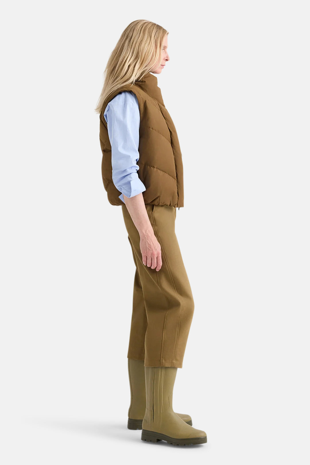 Puffer Vest in Carafe