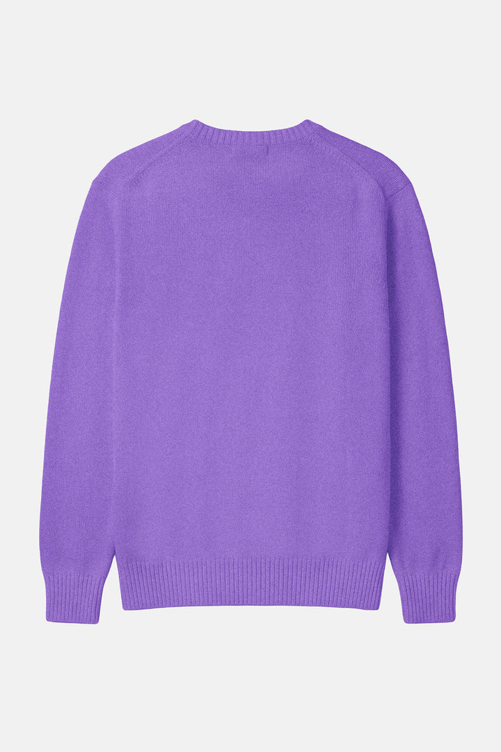 Winslow Oversized Luxe Cashmere Crew Purple