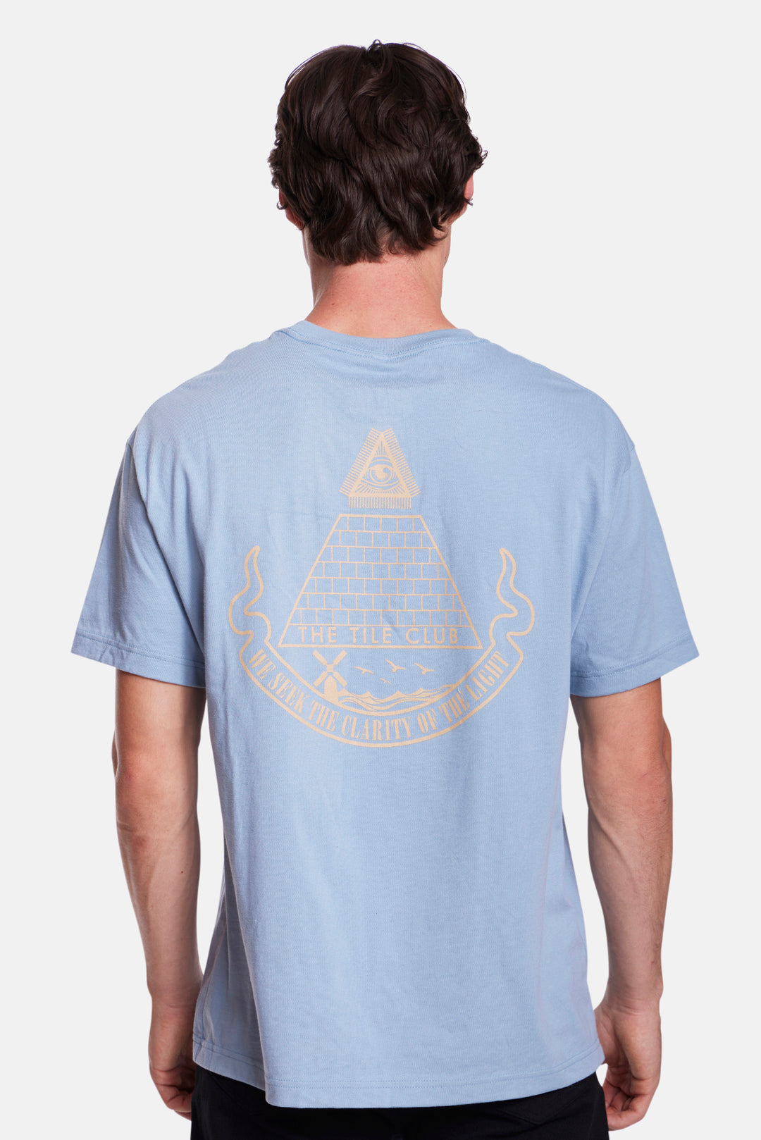 Pyramid Tee Sky Blue