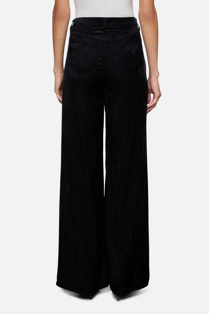 Quincy Wide-Leg Corduroy Pant Black