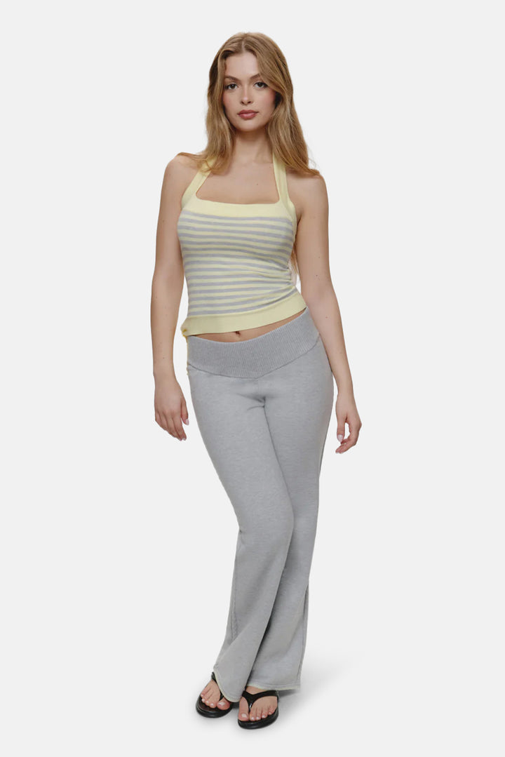 Quinn Knit Halter Top Echo Stripe