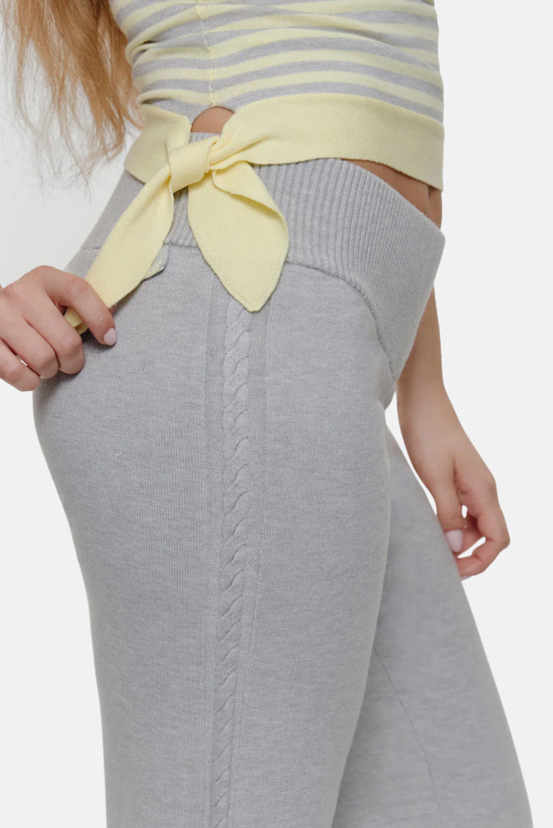 Quinn Knit Halter Top Echo Stripe