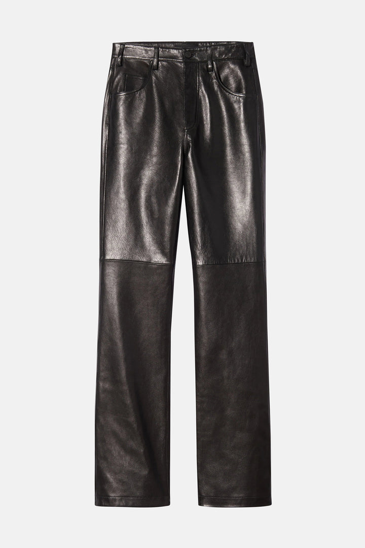 Joan Leather Pant Black