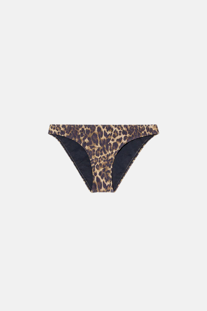Bikini Bottom Vintage Leopard Print