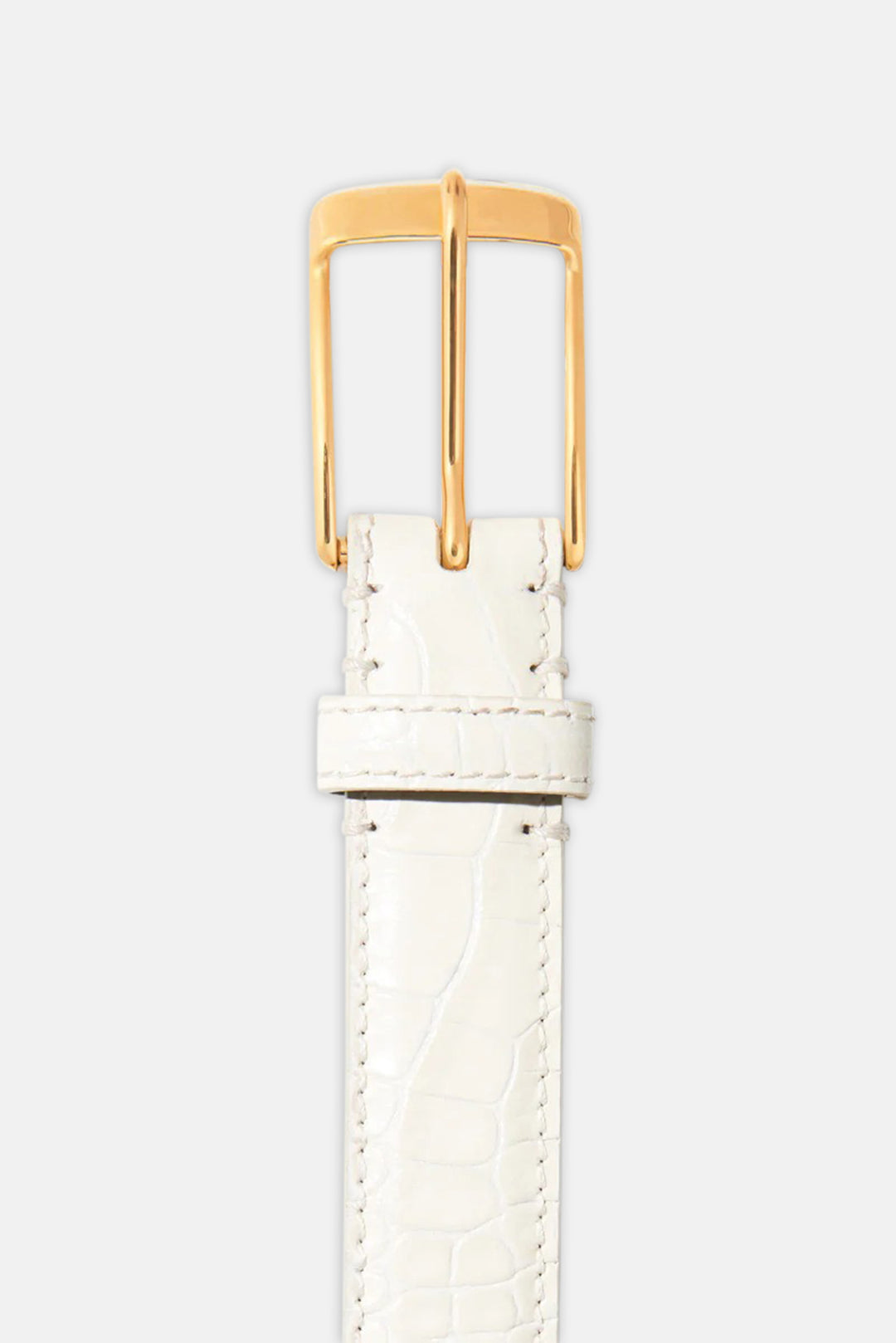 Dana Belt Ivory w/Gold Buckle